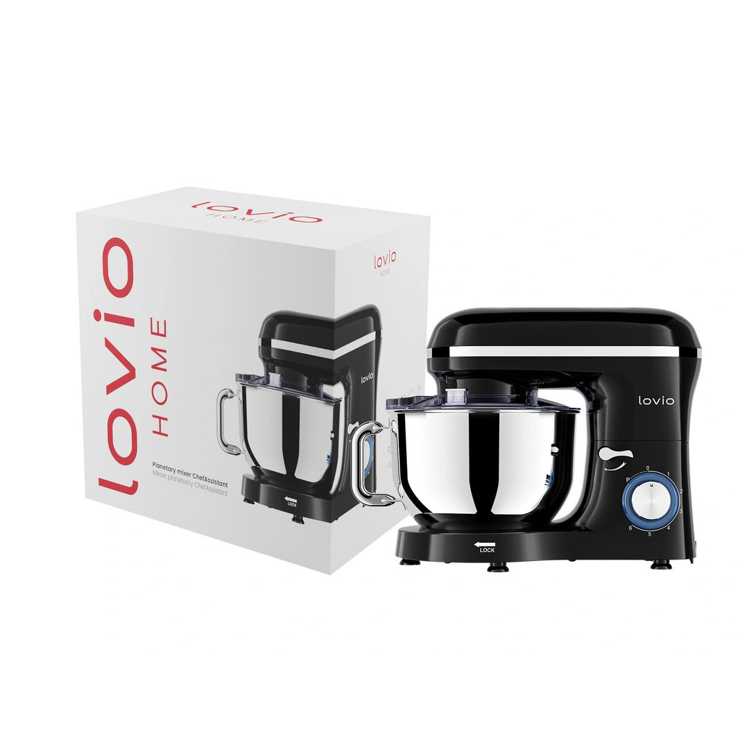 Robot pâtissier planétaire Lovio ChefAssistant noir LVSTM01BK
