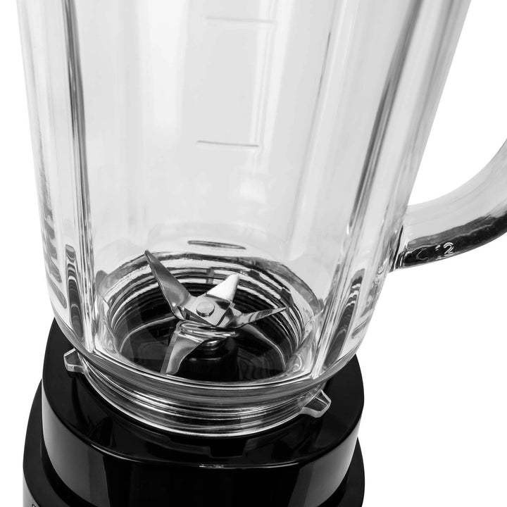 Mixeur à bol LOVIO LVJBL001, puissance 500 W, bol en verre de 600 ml, 3 bouteilles