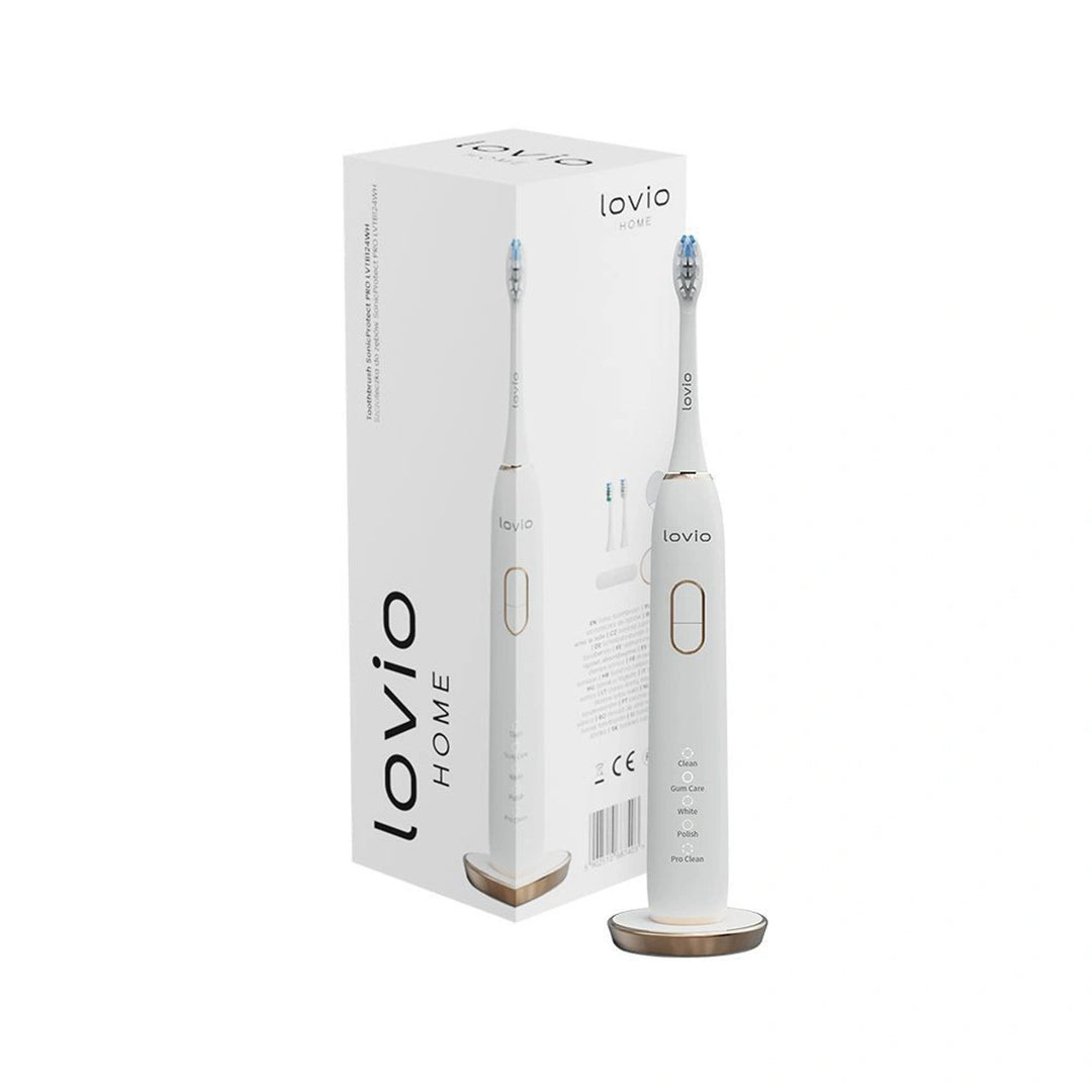 Brosse à dents électrique Lovio SonicProtect PRO blanche LVTB124WH
