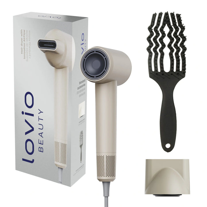 Sèche-cheveux professionnel Lovio Air Flow beige LVHD001BE