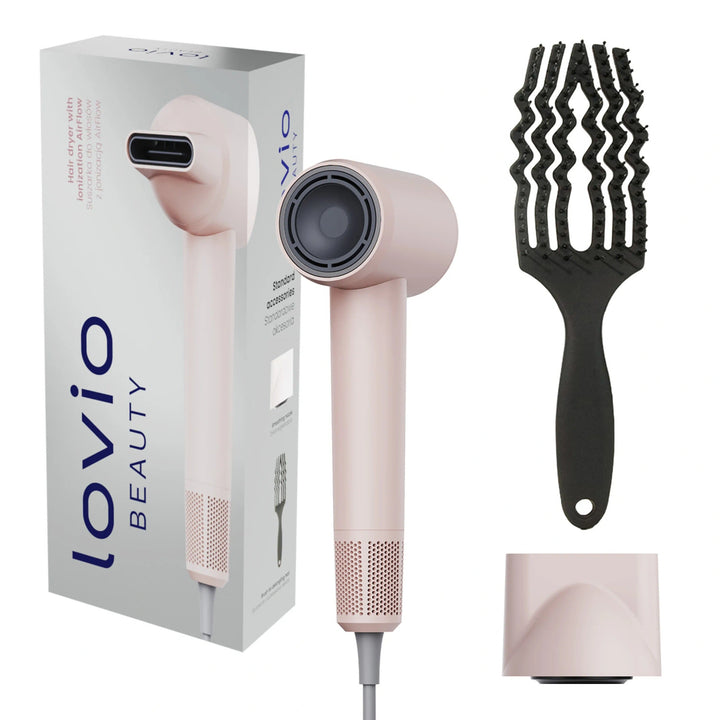 Sèche-cheveux professionnel Lovio Air Flow rose LVHD001PK