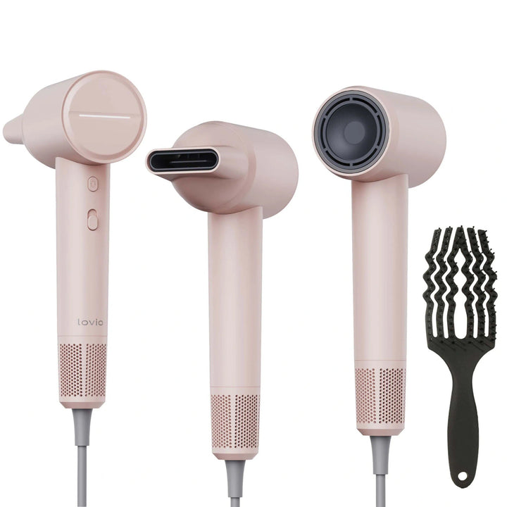 Sèche-cheveux professionnel Lovio Air Flow rose LVHD001PK