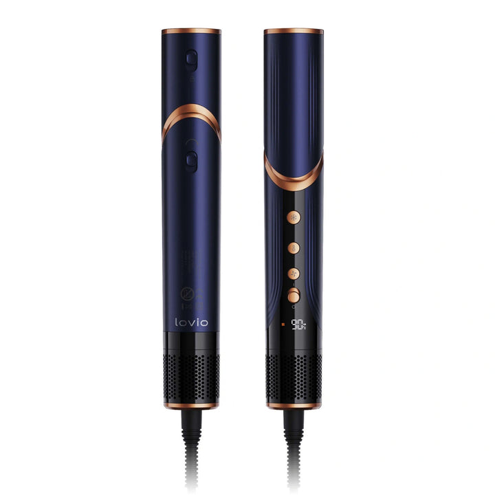 Sèche-cheveux et fer à boucler 8-en-1 avec ionisation LOVIO AirStyle LVHS001BL
