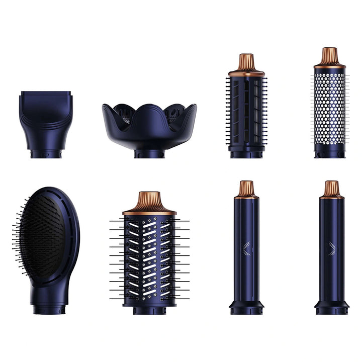 Sèche-cheveux et fer à boucler 8-en-1 avec ionisation LOVIO AirStyle LVHS001BL