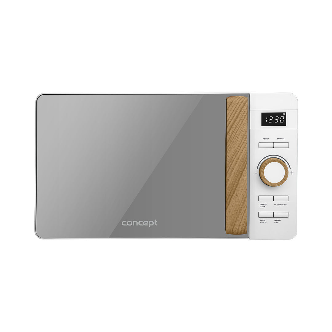 Four à micro-ondes Concept, 5 niveaux de puissance, fonction décongélation, capacité de 20 L, puissance de 800 W, couleur blanche, MT4420wh