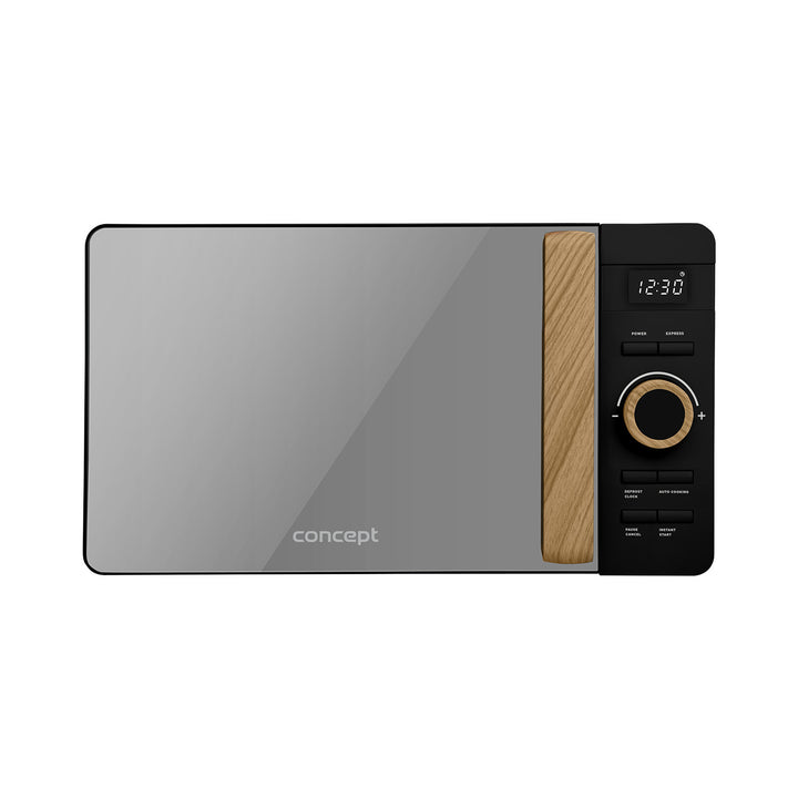 Four à micro-ondes Concept, 5 niveaux de puissance, fonction décongélation, capacité de 20 L, puissance de 800 W, couleur noire, MT3520bc