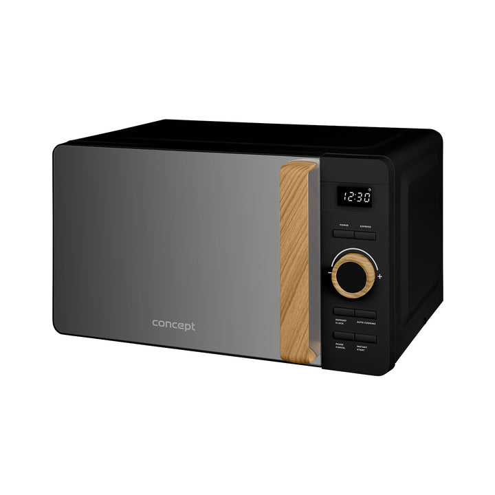 Four à micro-ondes Concept, 5 niveaux de puissance, fonction décongélation, capacité de 20 L, puissance de 800 W, couleur noire, MT3520bc