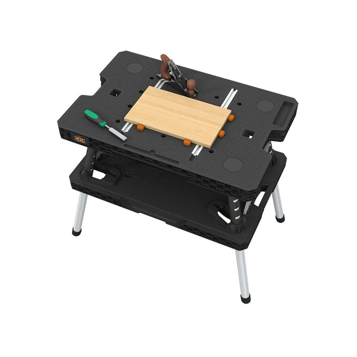 Table d'atelier pliante 2.0 Keter, capacité de charge 453 kg, surface de travail 85 x 56 cm, pieds métalliques stables, 271269