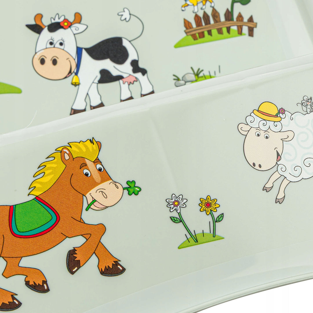 Échelle à deux marches pour enfants Keeeper, avec revêtement antidérapant, série « Funny Farm », charge maximale de 120 kg, 1003132006300
