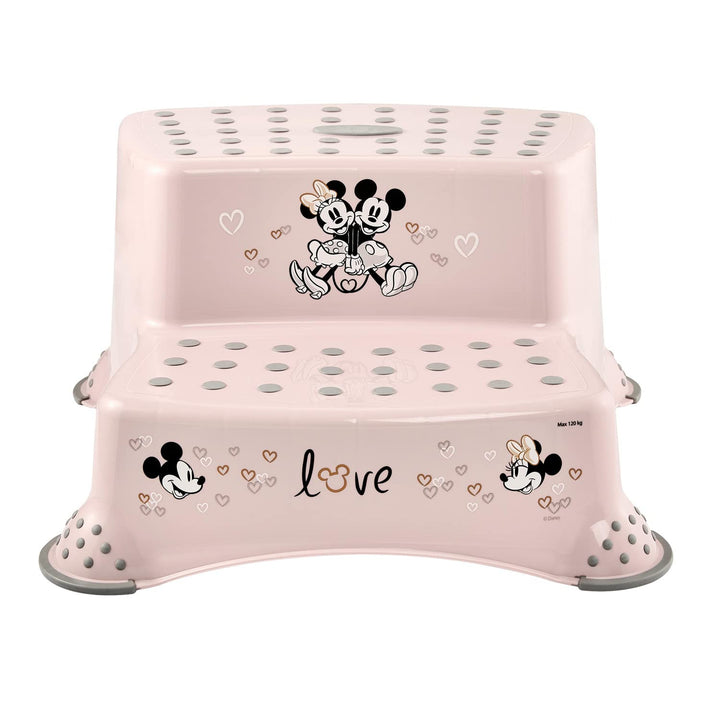 Escalier à deux marches pour enfants Keeeper, avec revêtement antidérapant, série « Minnie Mouse », charge maximale de 120 kg, 1003258124700