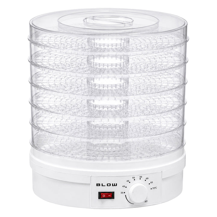 Séchoir à champignons, légumes et fruits Blow, puissance 500 W, 6 grilles incluses, réglage de la température de 35 à 75 °C, 44-175