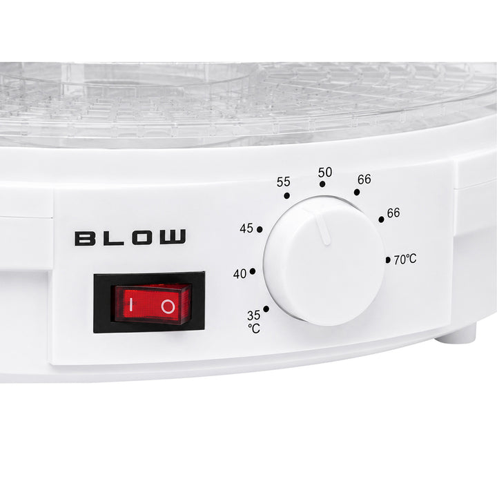 Séchoir à champignons, légumes et fruits Blow, puissance 500 W, 6 grilles incluses, réglage de la température de 35 à 75 °C, 44-175