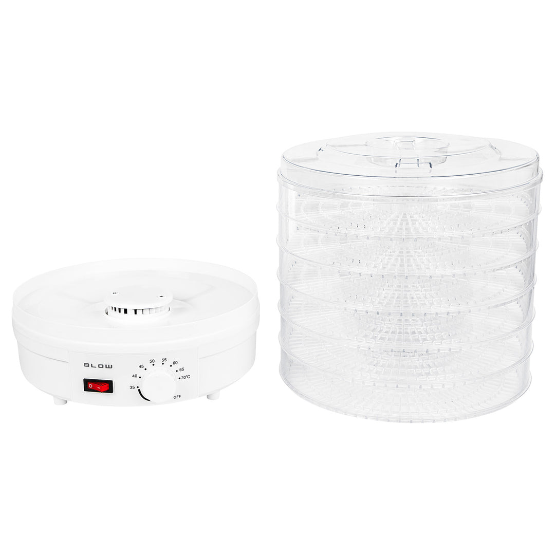 Séchoir à champignons, légumes et fruits Blow, puissance 500 W, 6 grilles incluses, réglage de la température de 35 à 75 °C, 44-175