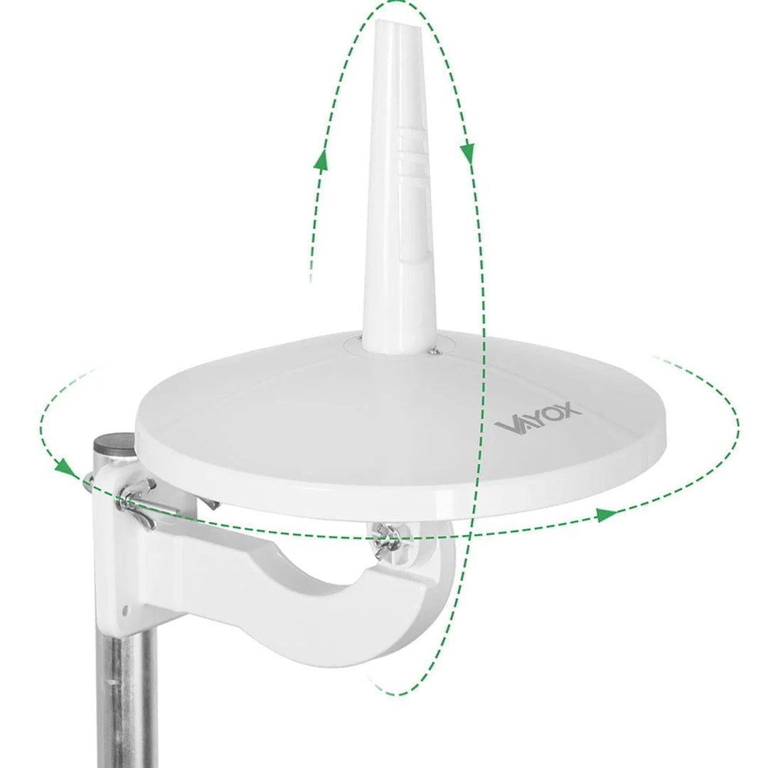 Antenne omnidirectionnelle DVB-T/T2 Digital720 combo blanche VA0066 Vayox