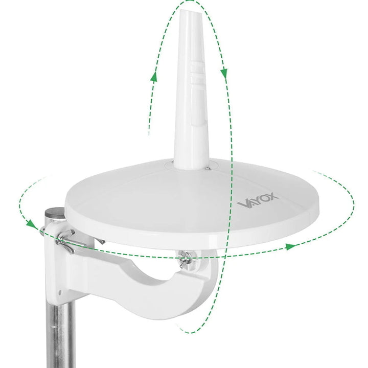 Antenne omnidirectionnelle DVB-T/T2 Digital720 combo blanche VA0066 Vayox