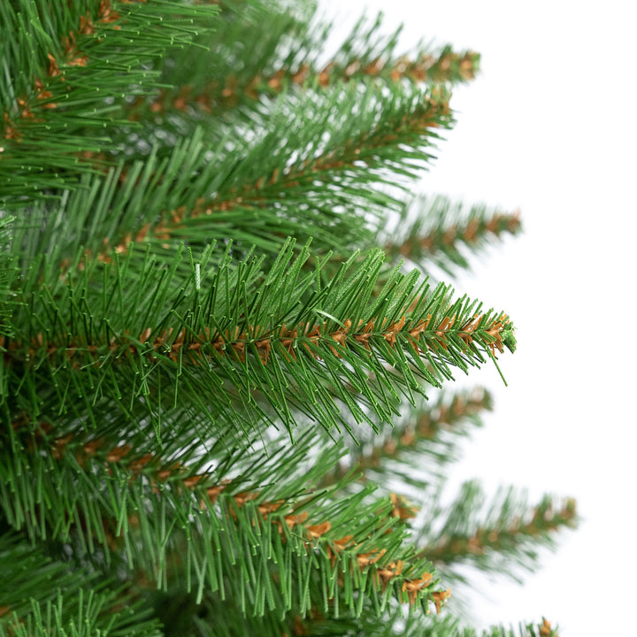 Sapin d'épicéa sur pied Premium, 220 cm, feuillage dense et réaliste, Damich