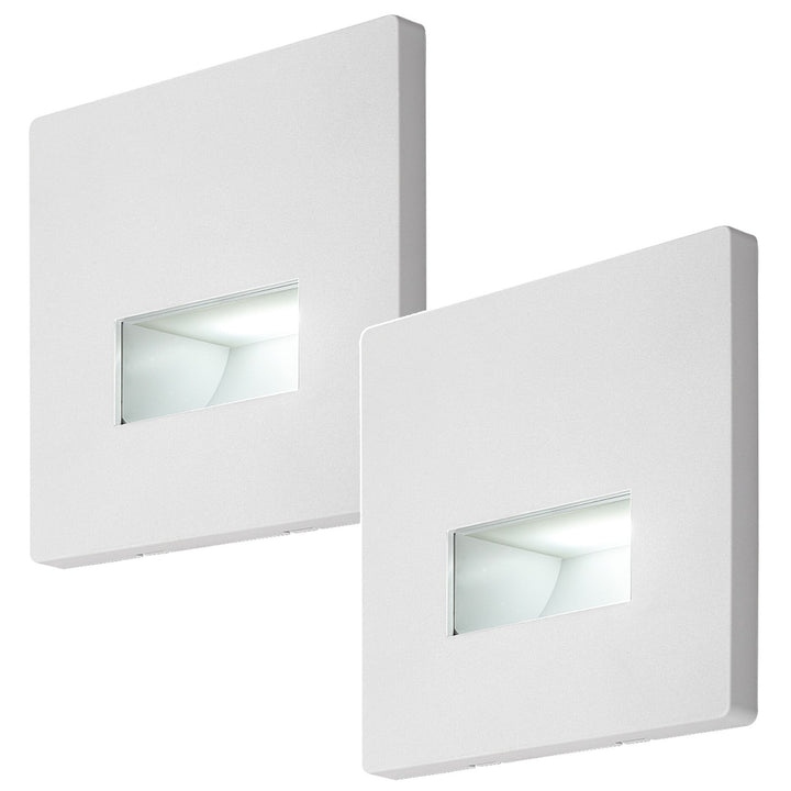 Lampe Lunca LED 1 W, IP20, blanche, couleur de lumière réglable : 3 000, 4 500, 6 500 K, 77196, 2 pièces