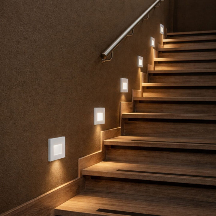 Lampe Lunca LED 1 W, IP20, blanche, couleur de lumière réglable : 3 000, 4 500, 6 500 K, 77196, lot de 4