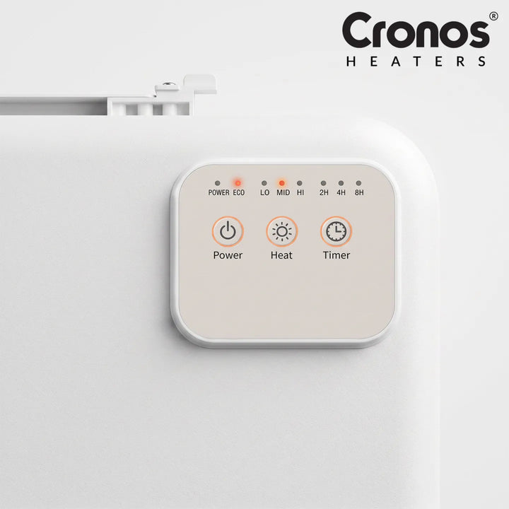 Panneau chauffant infrarouge Cronos à placer sous le bureau, puissance 120 W, minuterie, 3 niveaux de réglage, DCH-150