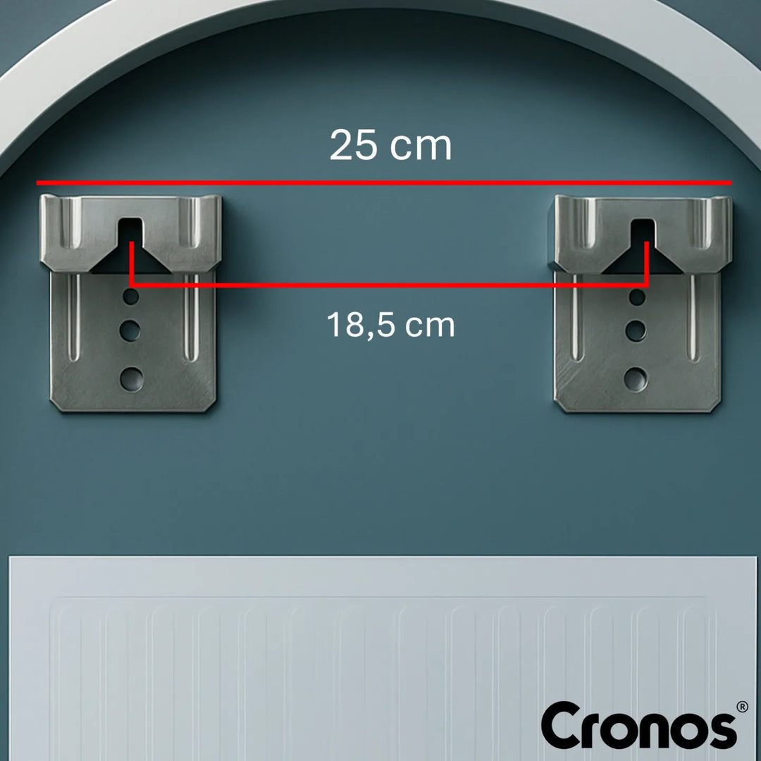 Miroir chauffant Cronos, ovale 50 x 80 cm, éclairage LED à trois couleurs, indice de protection IP44, système anti-buée