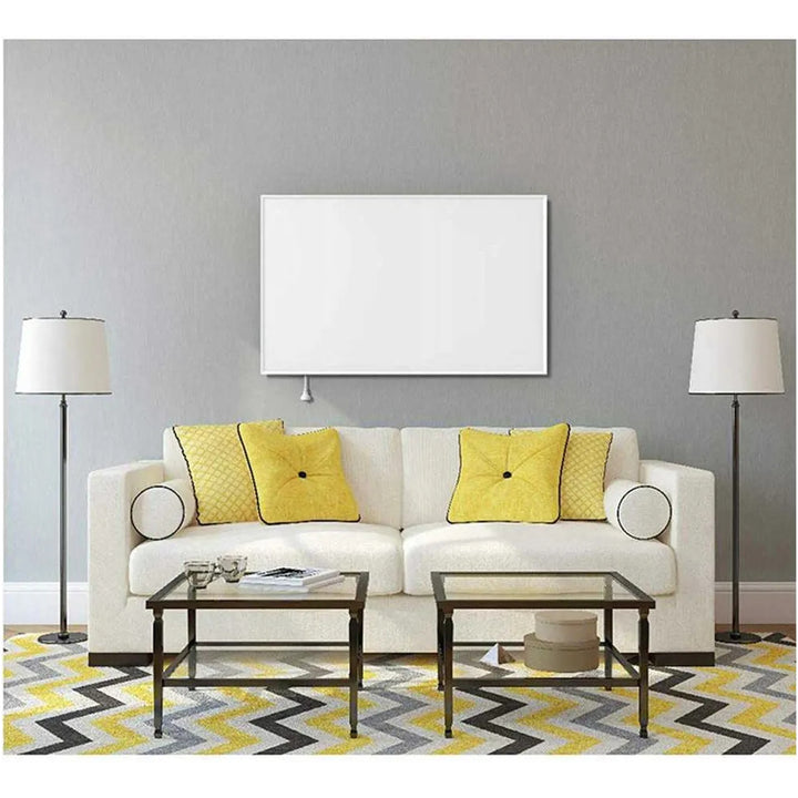 Panneau chauffant infrarouge Cronos Graphene, puissance 300 W, couleur blanche, chauffe une pièce jusqu'à 8 m², télécommande, PRO CGP-300TWP
