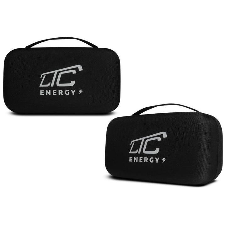 Démarreur d'urgence LTC, 12 000 mAh, avec compresseur, lampe de poche et batterie externe, écran LCD, puissance de 65 W, câbles et housse inclus, LXJS120