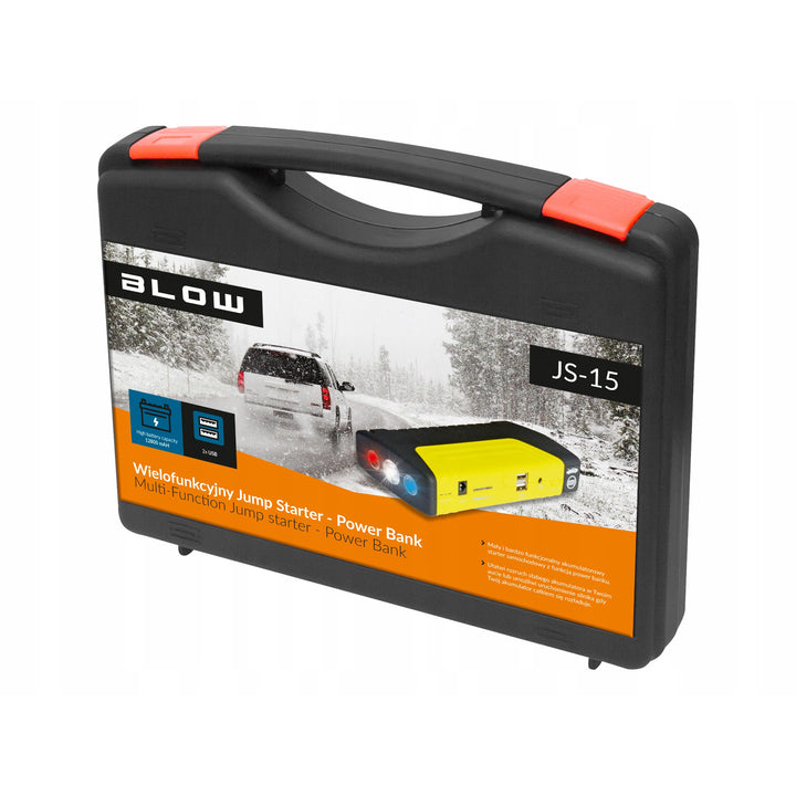 Jump Starter Blow, fonction batterie externe, courant de démarrage 200 A, courant de crête 400 A, capacité 12 800 mAh, 81-201#