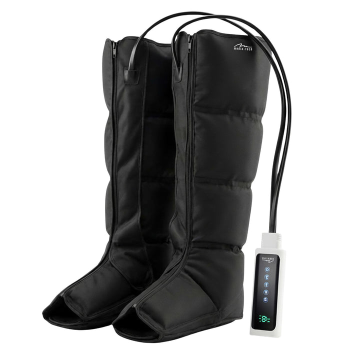 Appareil de massage lymphatique pour les jambes, sans fil, chauffant, Mediatech, MT6542