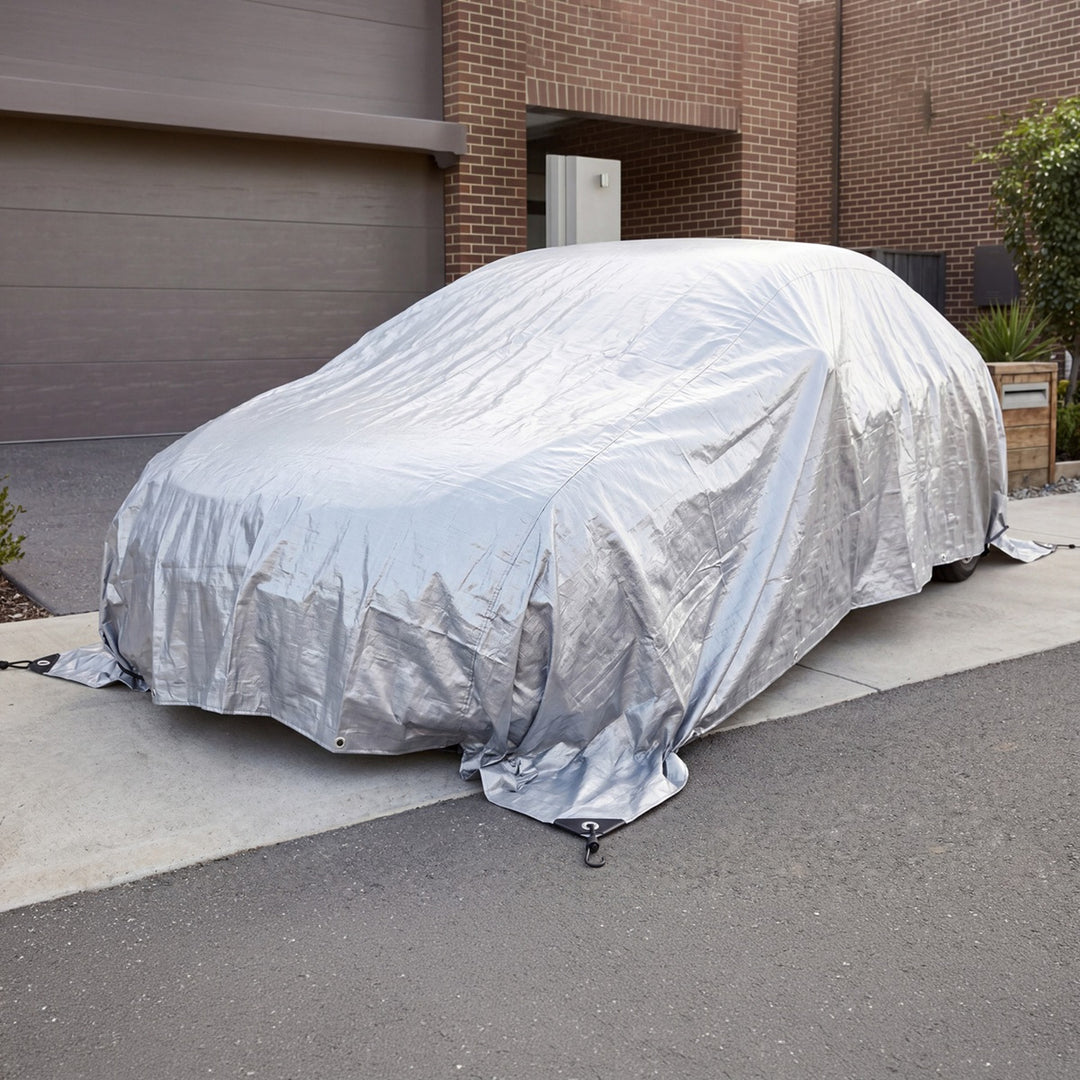 Bâche argentée 120 g, 4 x 6 m, VA0476, imperméable, Vayox