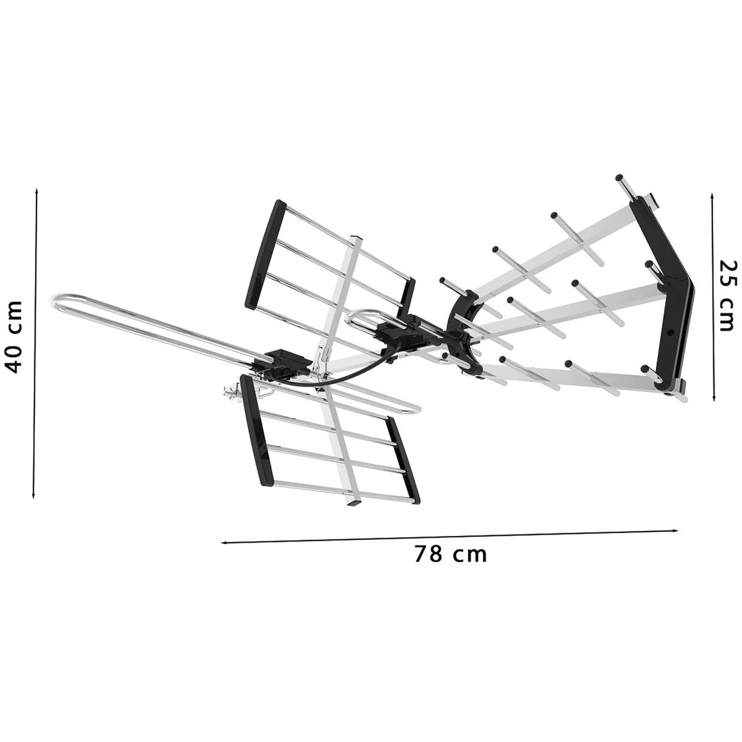Antenne directionnelle DVB-T/T2 VA900 COMBO avec filtre LTE, en aluminium, Vayox