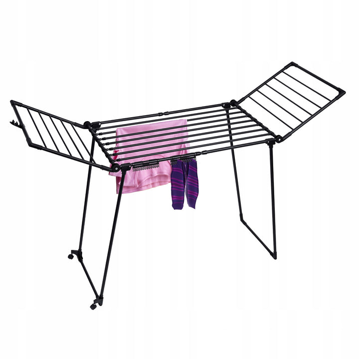 Séchoir à linge, 27 m de surface, extensible, dépliable, grand modèle sur pied, Bona XXL, Sepio