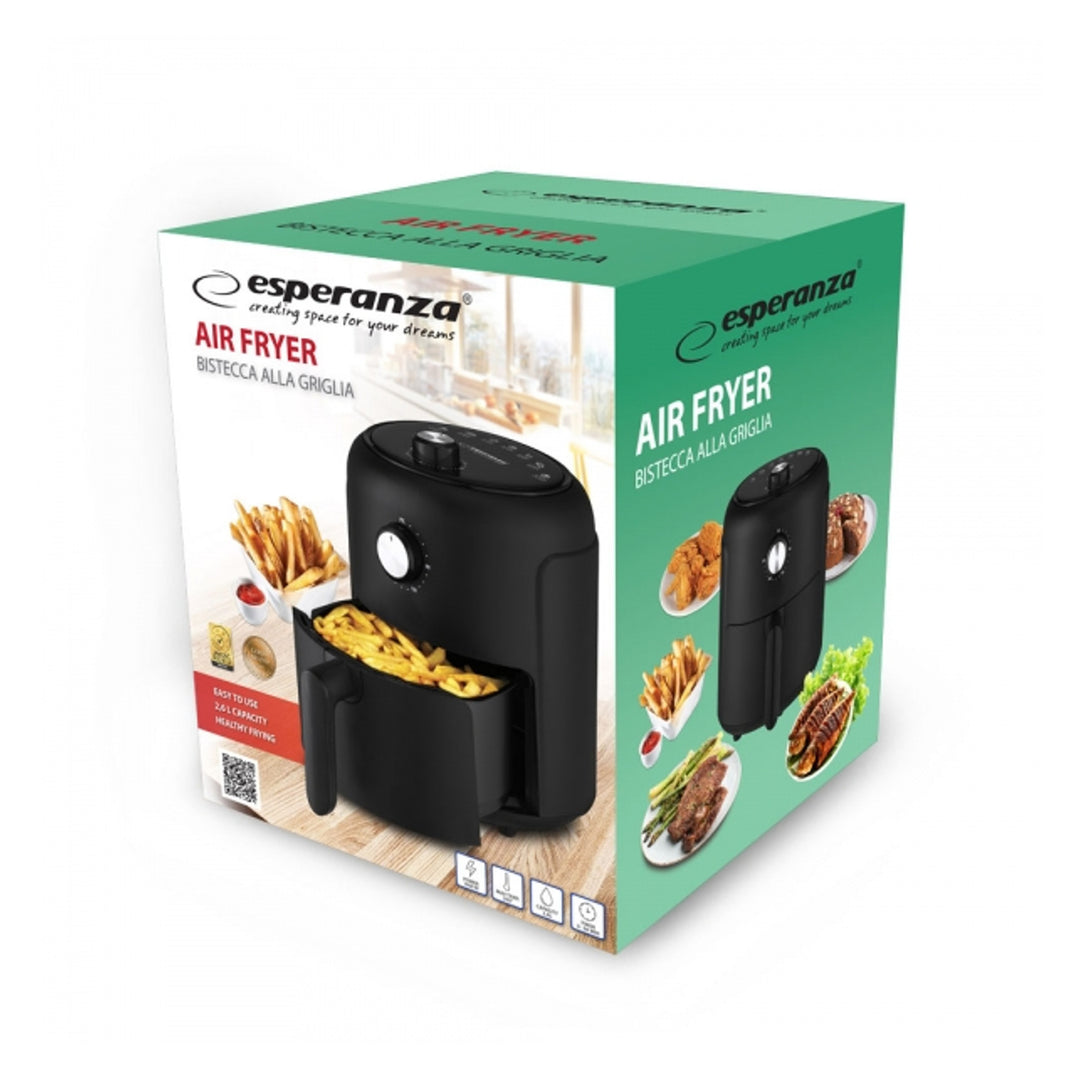 Friteuse sans huile, Bistecca alla Griglia, 2,6 L, 1 000 W, EKA001, Esperanza
