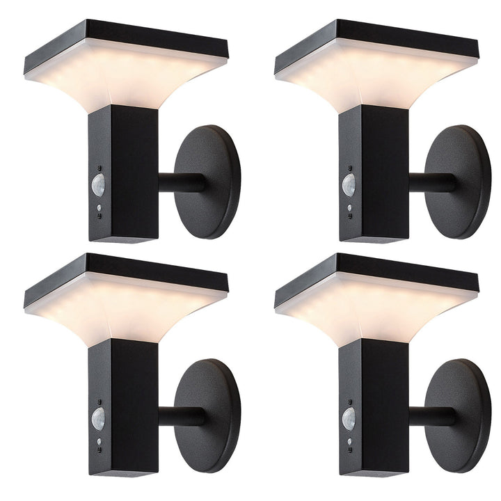 Lampe Rabalux, murale, d'extérieur, solaire, IP44, LED 4 W, Geleen, 4 pièces