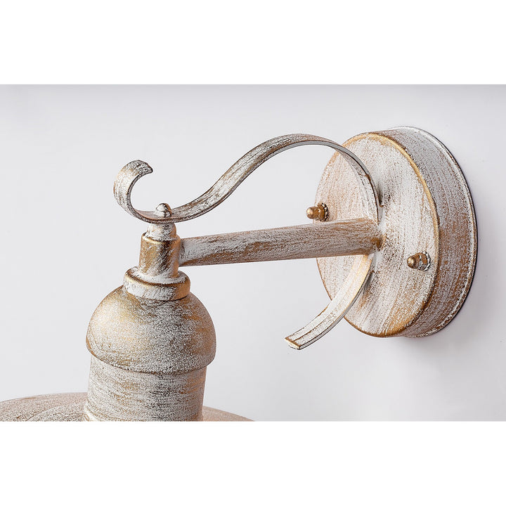 Applique murale Rabalux, d'extérieur, IP44, E27, 60 W max., blanc antique, Oslo, 4 pièces