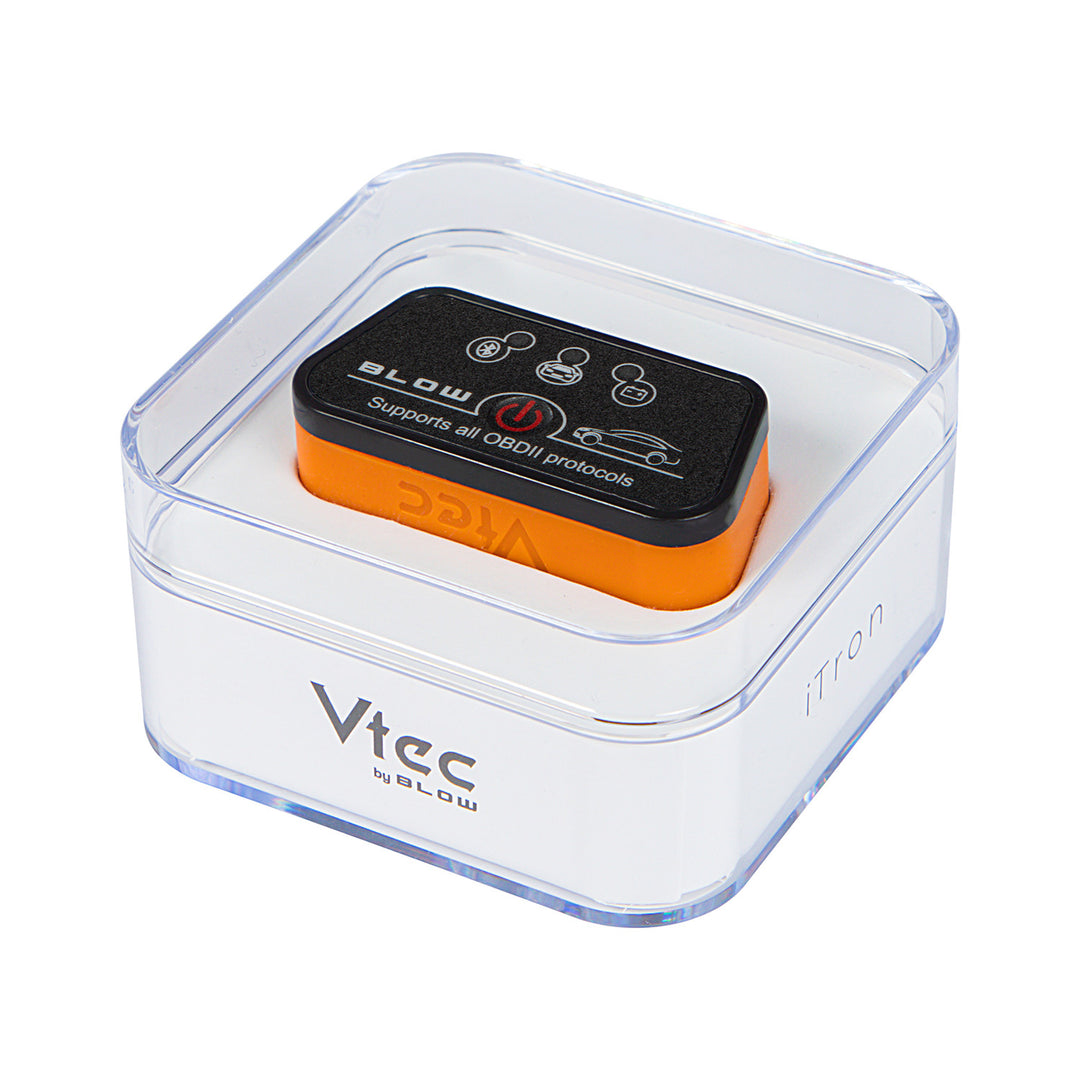Interface de diagnostic OBD2 Vtec iTRON Blow, Bluetooth 4.0, communication sans fil avec l'ordinateur de bord du véhicule, compatibilité élevée, 58-660#