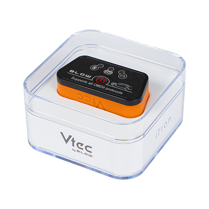 Interface de diagnostic OBD2 Vtec iTRON Blow, Bluetooth 4.0, communication sans fil avec l'ordinateur de bord du véhicule, compatibilité élevée, 58-660#