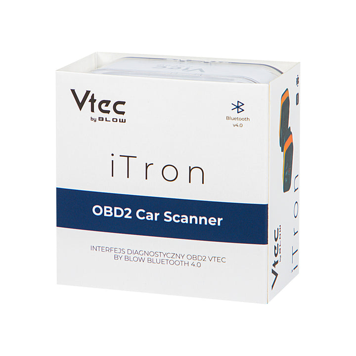 Interface de diagnostic OBD2 Vtec iTRON Blow, Bluetooth 4.0, communication sans fil avec l'ordinateur de bord du véhicule, compatibilité élevée, 58-660#