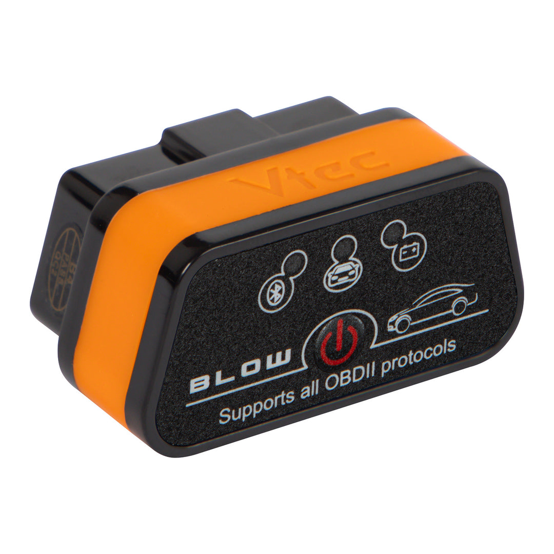 Interface de diagnostic OBD2 Vtec iTRON Blow, Bluetooth 4.0, communication sans fil avec l'ordinateur de bord du véhicule, compatibilité élevée, 58-660#