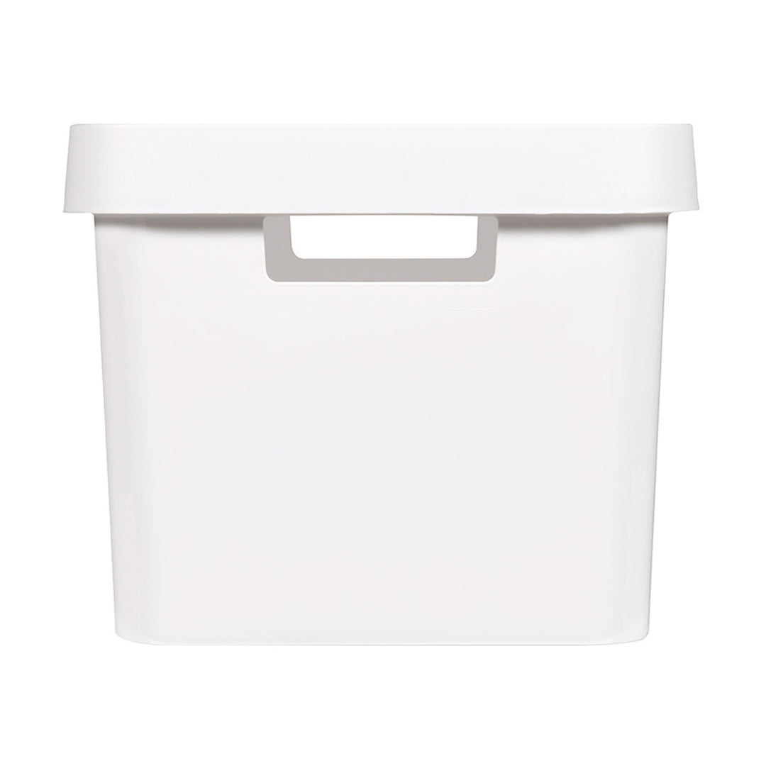 Boîte avec couvercle Curver Infinity 17 L, blanche, lot de 3