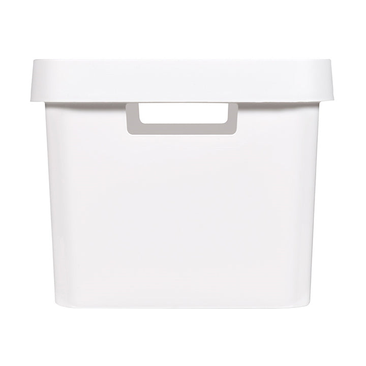 Boîte avec couvercle Curver Infinity 17 L, blanche, lot de 3