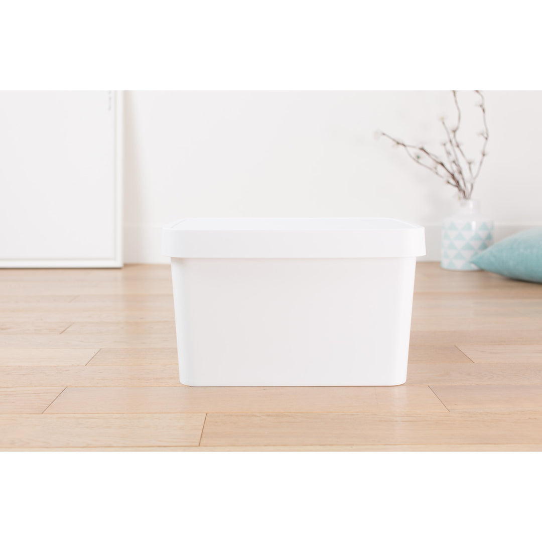 Boîte avec couvercle Curver Infinity 17 L, blanche, lot de 3