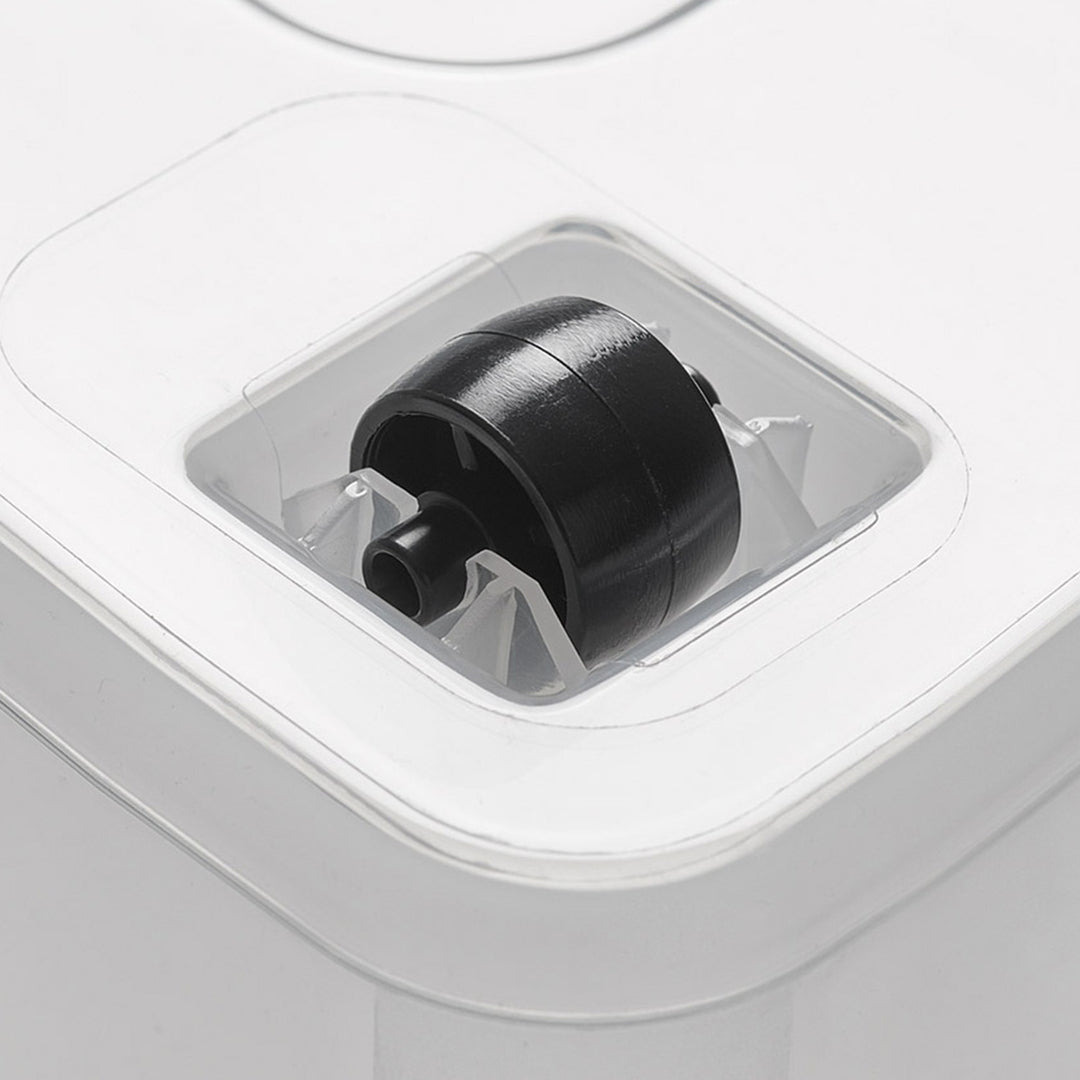 Bac Moxom SimpleStore, capacité 60 L, transparent, couvercle à clips, équipé de roulettes, sans BPA, 04-0081, lot de 3