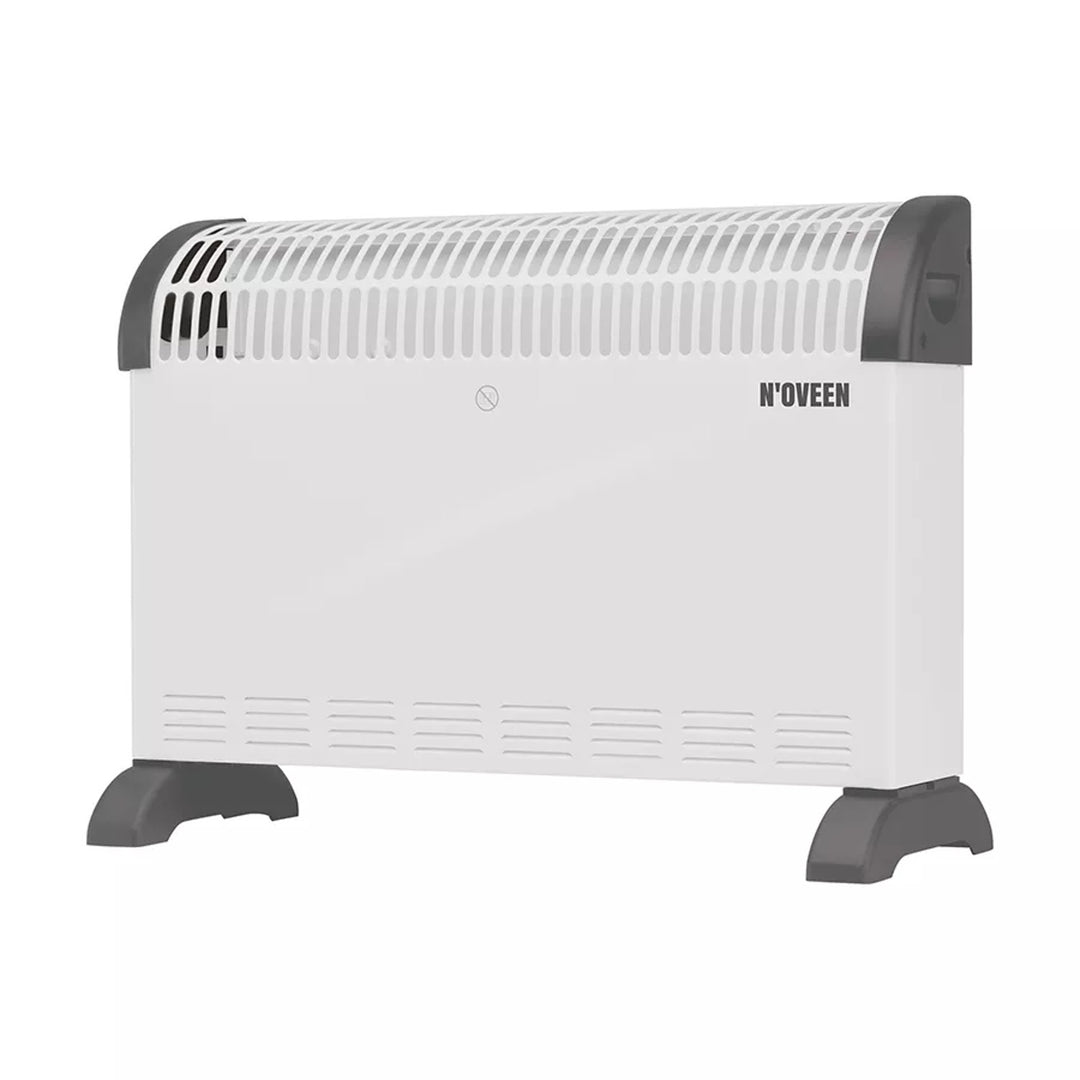 Radiateur à convection, électrique, 2 000 W, thermostat, blanc, Noveen