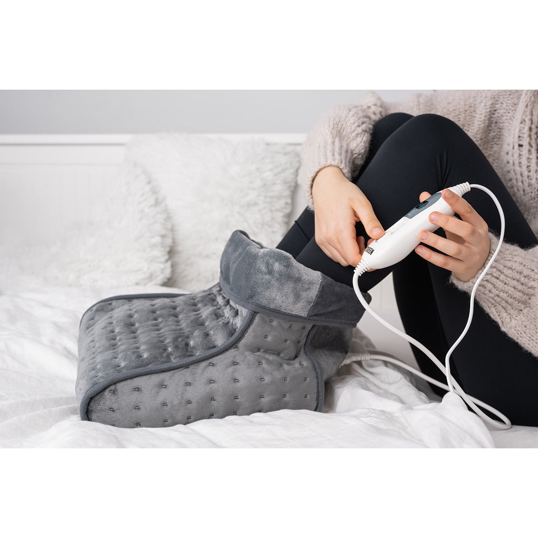 Chauffe-pieds électrique avec télécommande, 3 niveaux de chaleur, 100 W, Noveen