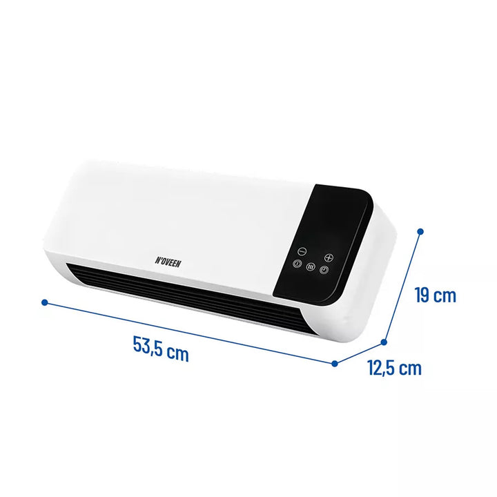Rideau d'air et de chauffage, radiateur soufflant, 2 000 W, Noveen