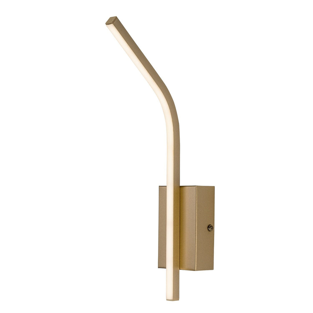 Applique d'intérieur Tilmann, dorée, LED 10 W, 550 lm, 4 000 K, H 36 cm, IP44, à commande tactile, 75089