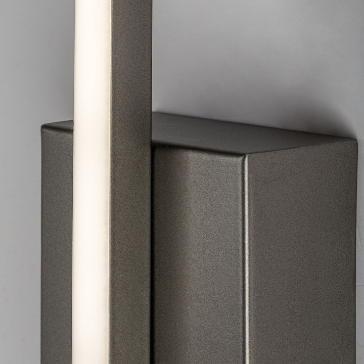 Applique d'intérieur Tilmann, couleur bronze, LED 10 W, 550 lm, 4 000 K, H 36 cm, IP44, commande tactile, 75 000