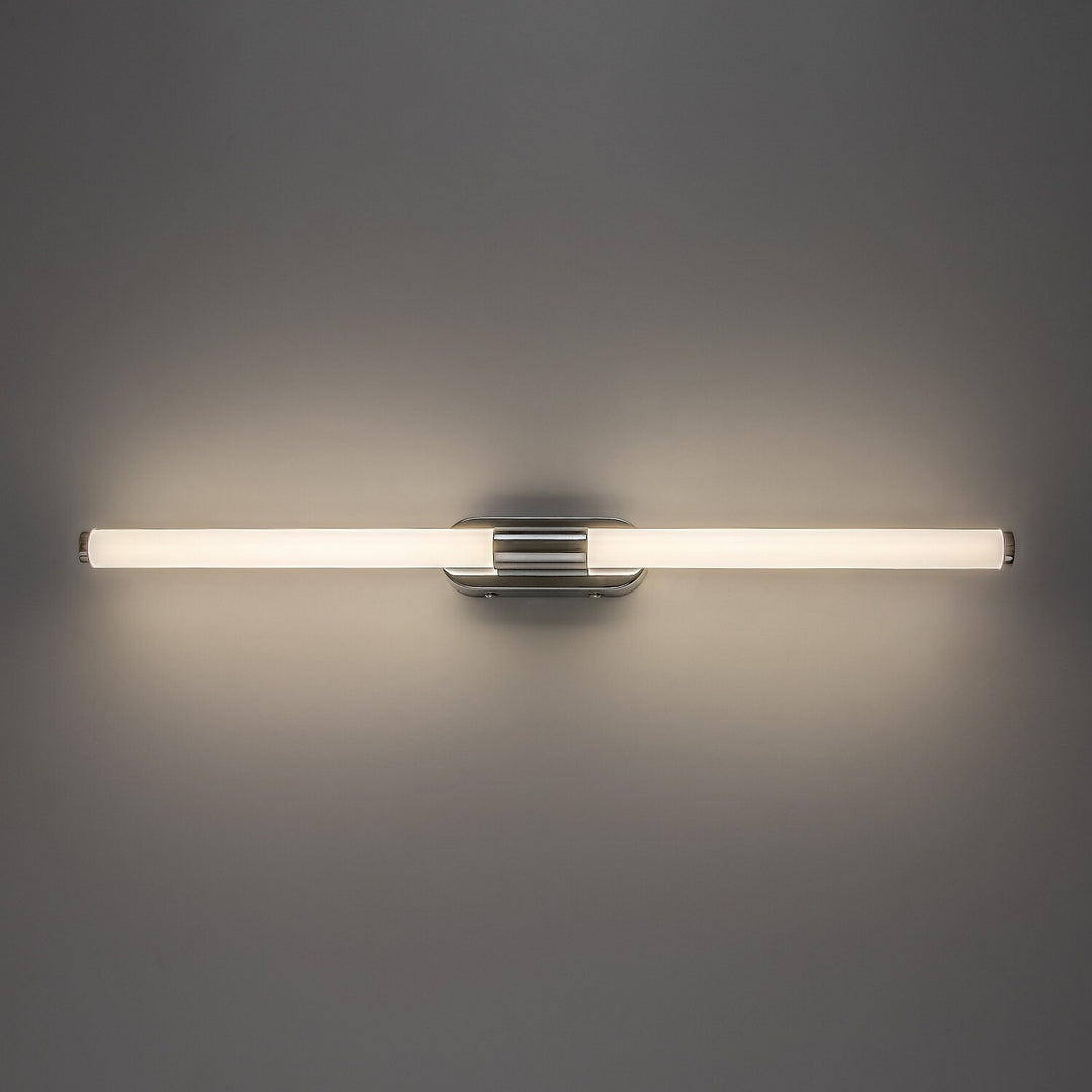 Applique d'intérieur Tenebra, LED 8 W, 1 000 lm, 4 000 K, L 60 cm, IP44, chrome, 75095