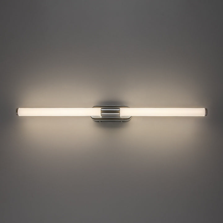 Applique d'intérieur Tenebra, LED 8 W, 1 000 lm, 4 000 K, L 60 cm, IP44, chrome, 75095