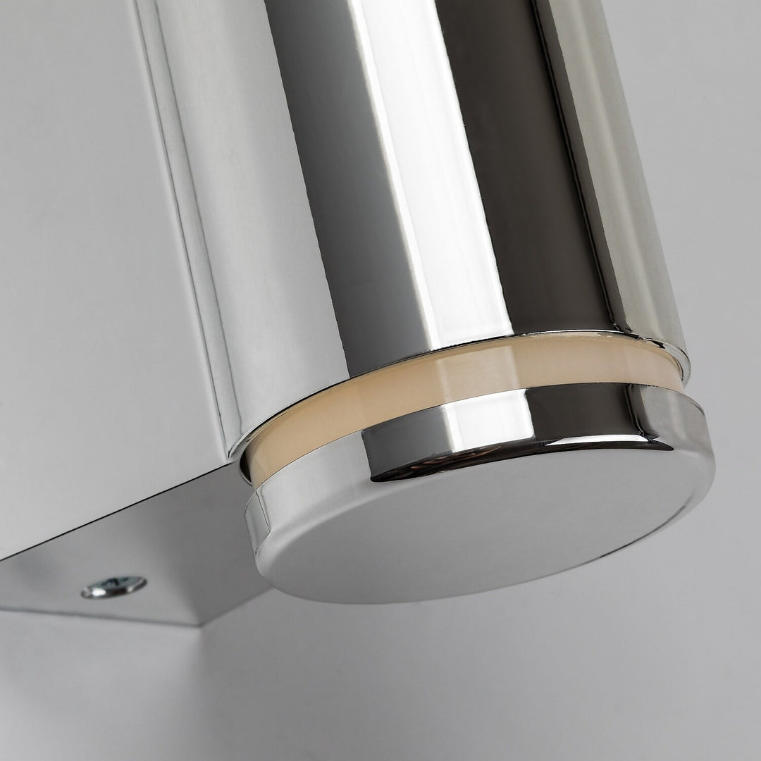 Applique d'intérieur Tenero, LED 6 W, 4 000 K, 600 lm, H 29 cm, chrome, IP44, 75100